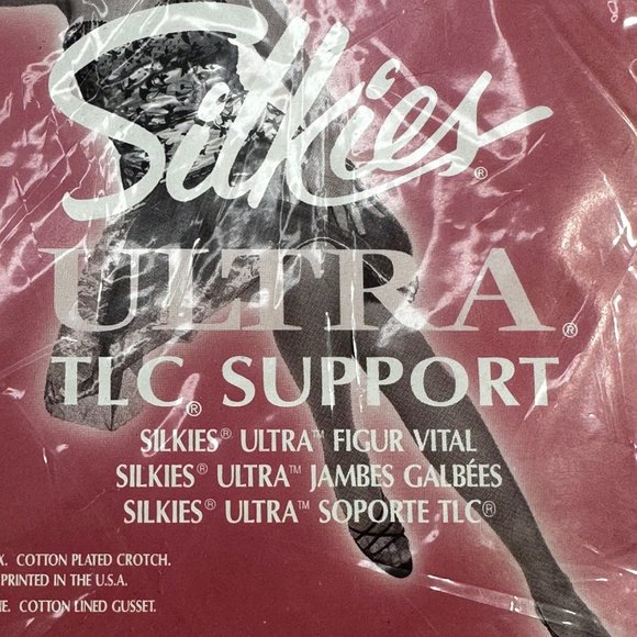 Silkies Women's Size XL Pantyhose Ultra TLC Support Mocha New In Package - Picture 5 of 7